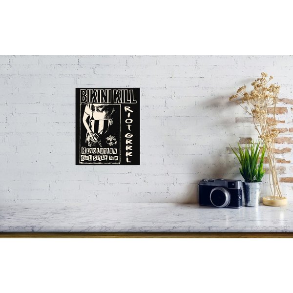 Bikini Kill Vintage Concept Poster Canvas Gift For Bikini Kill Rock Band Fans Poster-image