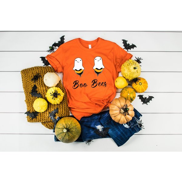 Boo Bees Shirt, Halloween Shirt, Halloween Shirt-image