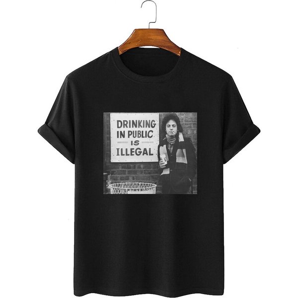 Billy Joel Drinking In Public Is Illegal T-Shirt-image
