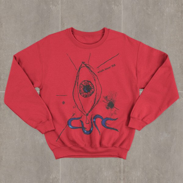 The Cure Wish Tour 1992 Rock Band Sweatshirt-image