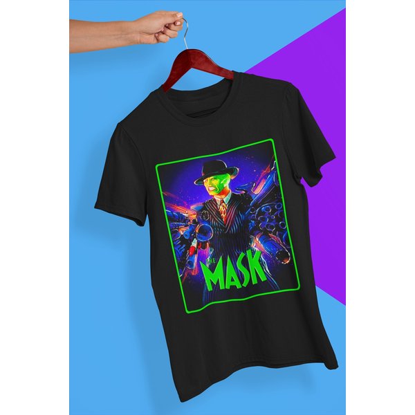 The Mask T-Shirt, The Mask Movie Poster T Shirt-image