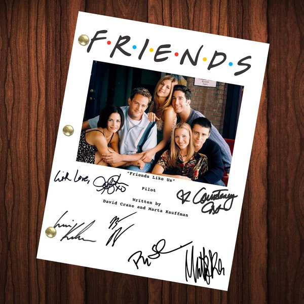 Matthew Perry Friends Signed Poster-image
