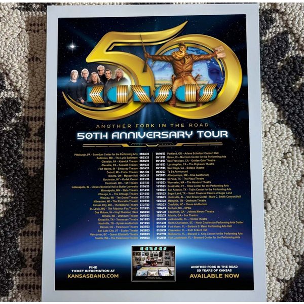 Kansas Band - 50Th Anniversary Tour 2023 Poster-image