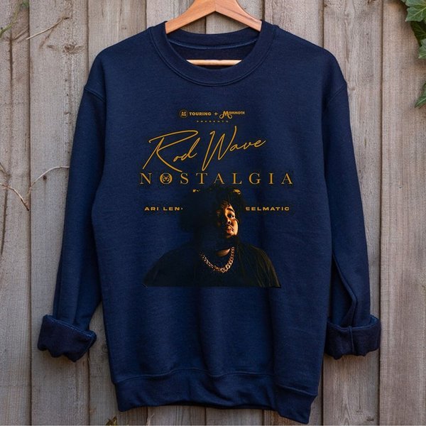 Vintage 90S Rod Wave Nostalgia Sweatshirt, Rod Wave 2023 Concert Shirt-image