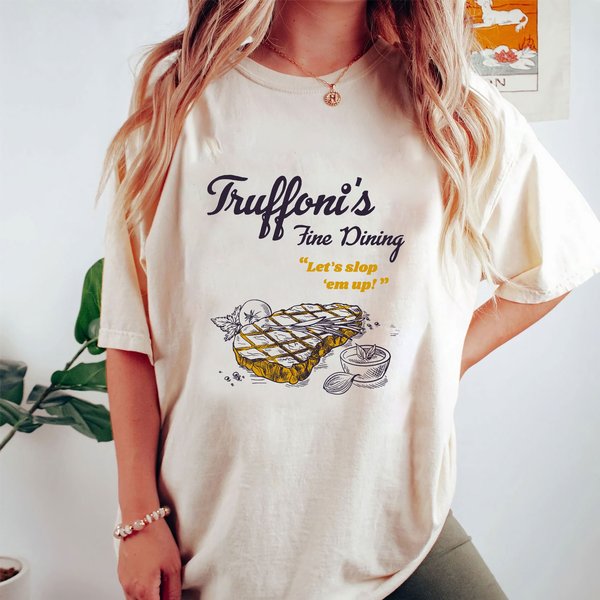 I Think You Should Leave Shrit, Truffoni's Sloppy Steaks Shirt, Tim Robinson Shirt-image