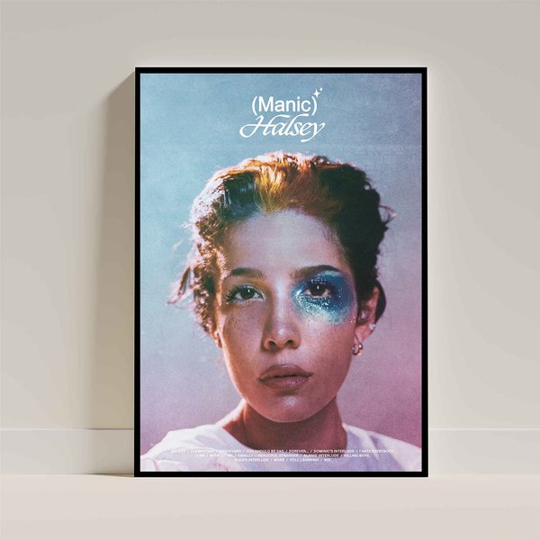 Halsey Manic Album Art Poster - Album Cover-image