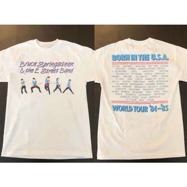 1985 Bruce Springsteen And The E Street Band Born In The Usa World Tour '84-'85-image