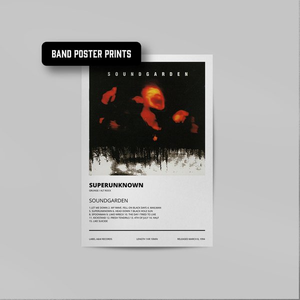 Soundgarden Poster - Superunknown Poster-image