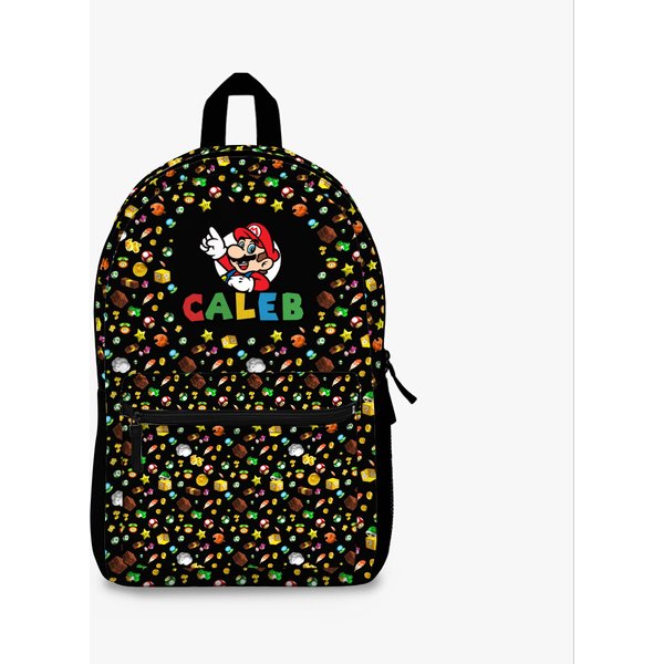 Super, Mario Kids Backpack, Back To School Bag-image