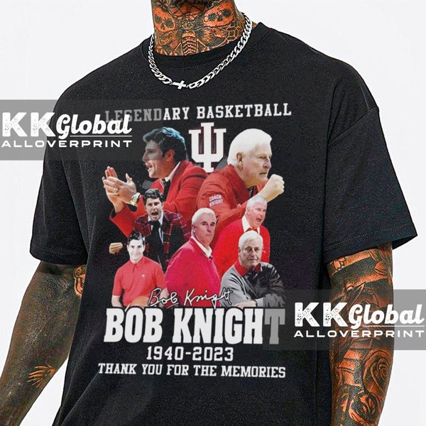 Legendary Basketball Bob Knight 1940-2023 Thank You T-Shirt-image