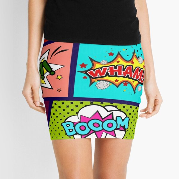 Comic Book Mini Skirt