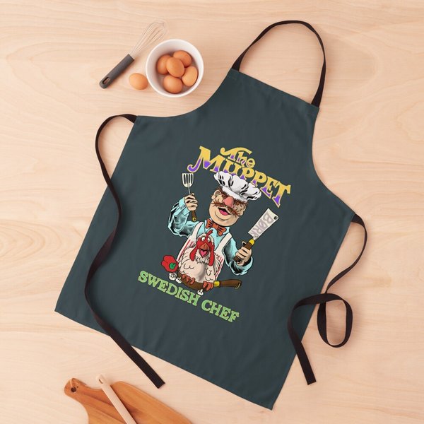 The Muppet Vert Der Ferk Swedish Chef Kitchen Apron-image