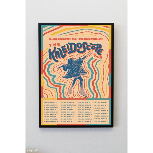 Lauren Daigle The Kaleidoscope Tour 2023 Poster-image
