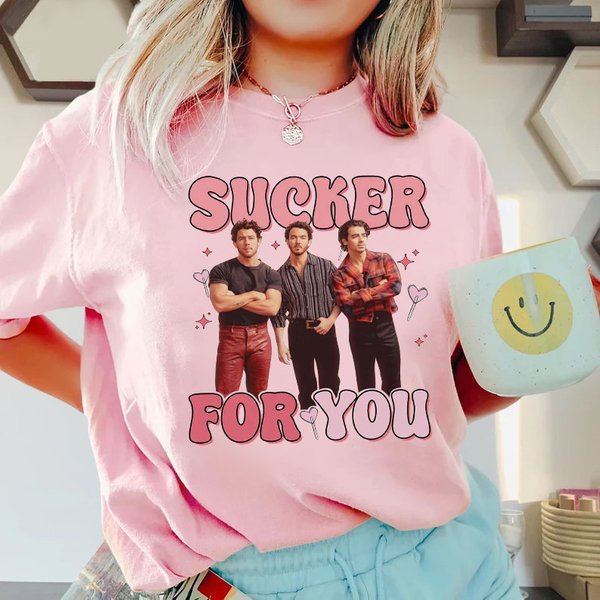 Vintage Jonas Brothers T-Shirt. Sucker For You Shirt-image