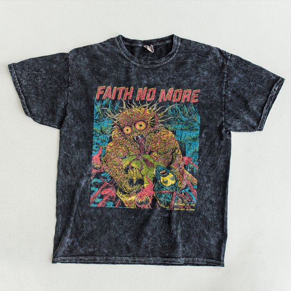 Distressed Vintage Faith No More - Luna Park, Argentina-image