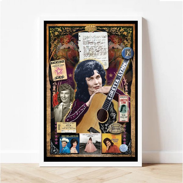 Loretta Lynn Rock Icons Rock Band Poster-image