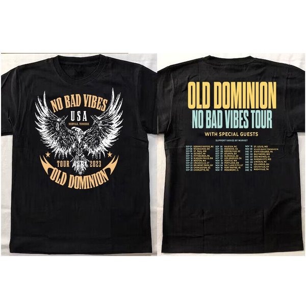 Old Dominion No Bad Vibes Tour 2023 Shirt-image