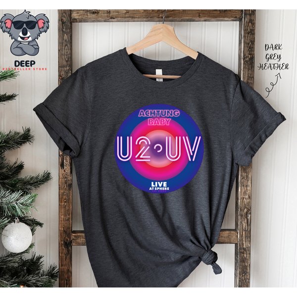 U2 Las Vegas Shirt, U2 Ultraviolet Sphere 2023 T-Shirt-image