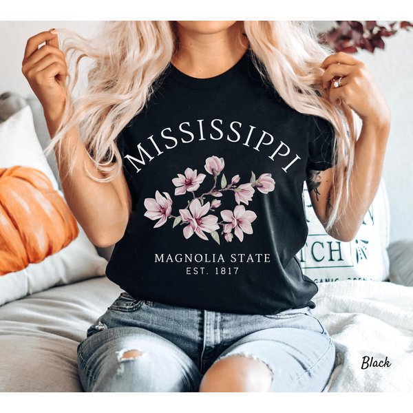 Mississippi Shirt, Magnolia State Tee-image