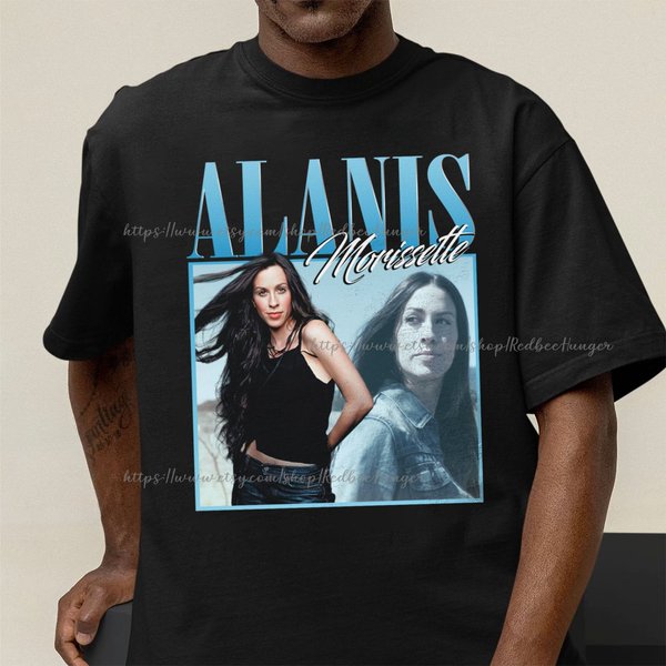 Alanis Morissette 90S Vintage Shirt, Alanis Rock Music Shirt-image