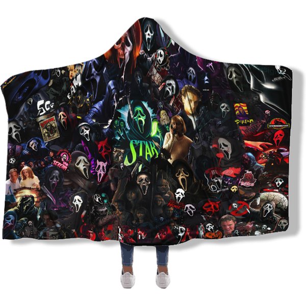Scream Ghostface Snuggle Hoodie Blanket-image