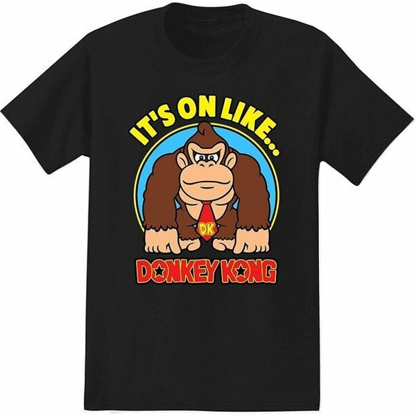 Nintendo Donkey Kong It's On Like Donkey Kong T-Shirt Nwt Licensed &Amp;-image