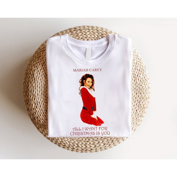 Mariah Carey T-Shirt, All I Want For Christmas Is You Shirt-image