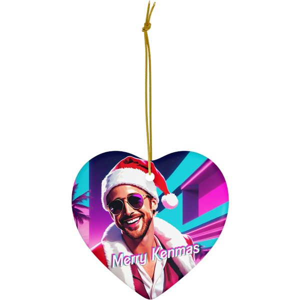 Merry Kenmas Christmas Ornament | Trendy Holiday Tree Decor | Custom Ken Gift