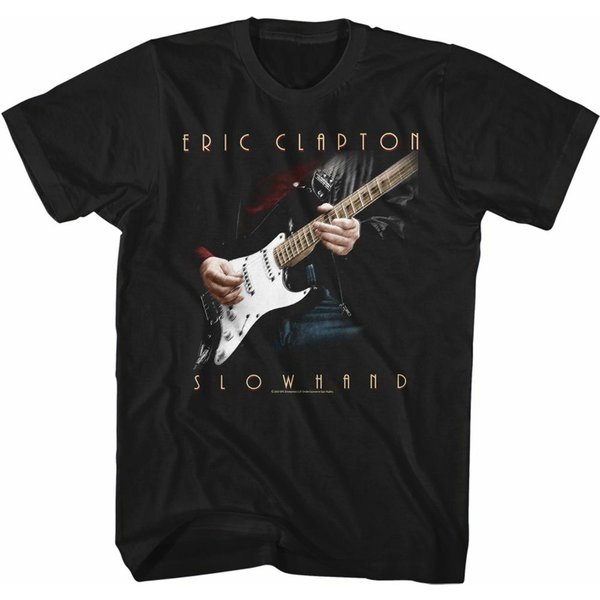Eric Clapton Slowhand Black Adult T-Shirt-image