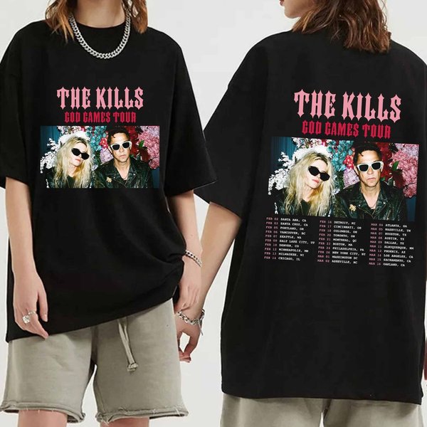 The Kills God Games Tour 2024 Shirt, The Kills Band Fan T Shirt-image