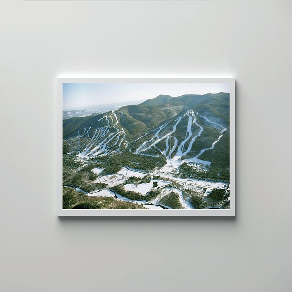 Attitash Mountain Resort Trail Map Premium Matte Vertical Poster-image