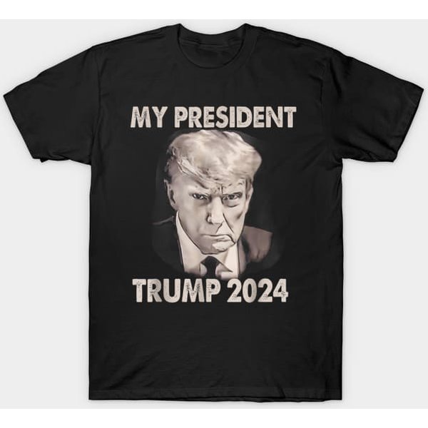 Funny Trump 2024 Mug Shot T-Shirt-image