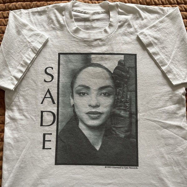 1993 Vintage Sade T-Shirt, Sade Portrait Shirt U3368-image