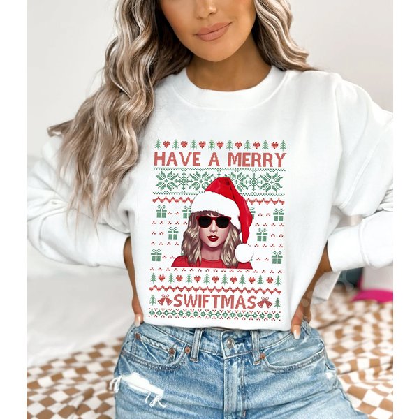 Have A Merry Swiftmas Sweatshirt, Christmas Sweatshirt-image