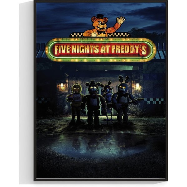 Five Nights At Freddy's New 2023 Movie Poster-image