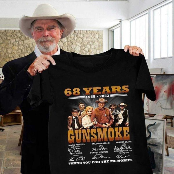 68 Years Gunsmoke Thank You Anniversary 1955 2023 Movie T-Shirt-image