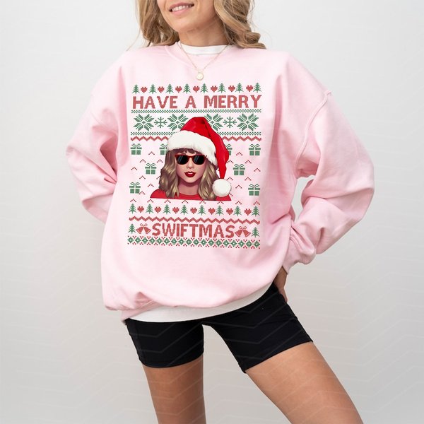 Have A Merry Swiftmas Sweatshirt ,Tay-Lor Family Shirt Gift Ts Fan-image