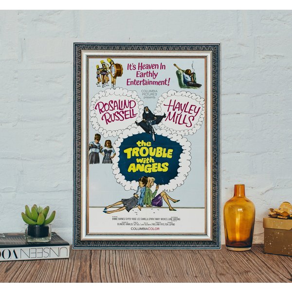 The Trouble With Angels Movie Poster, The Trouble With Angels Classic Movie Poster, Vintage Silk Cloth Poster-image