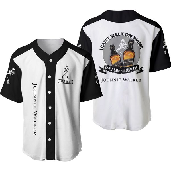 Personalized I Can Stagger On Johnnie Walker Baseball Jersey-image