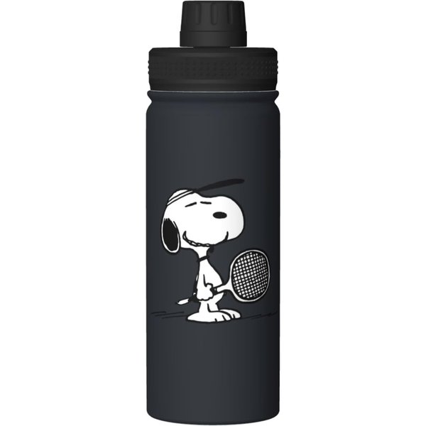 Snoopy Dog Stainless Steel Water Bottles Sports Lid