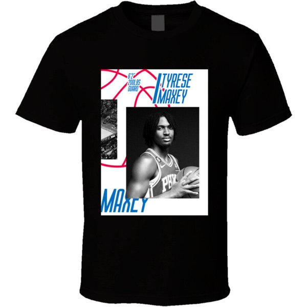 Tyrese Maxey Profile T Shirt-image