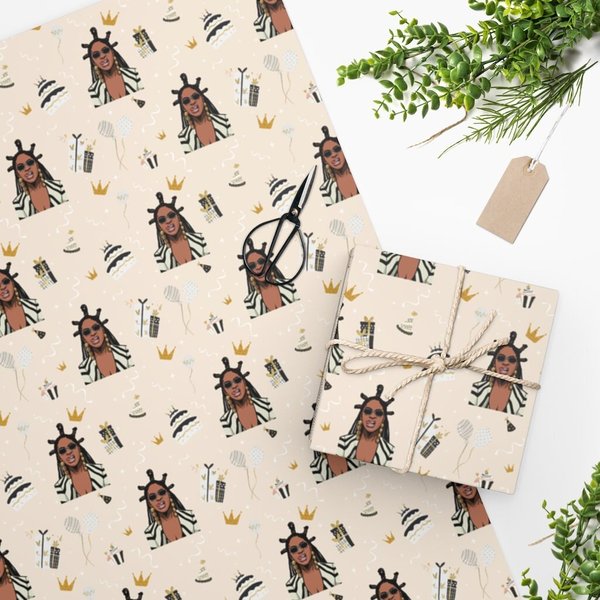Beyonce Inspired Birthday Wrapping Paper-image
