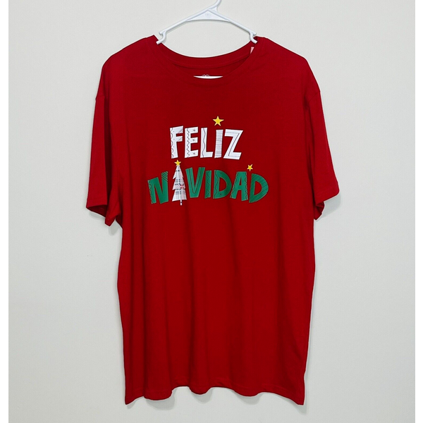 Wondershop Men's Red Feliz Navidad Holiday Christmas-image