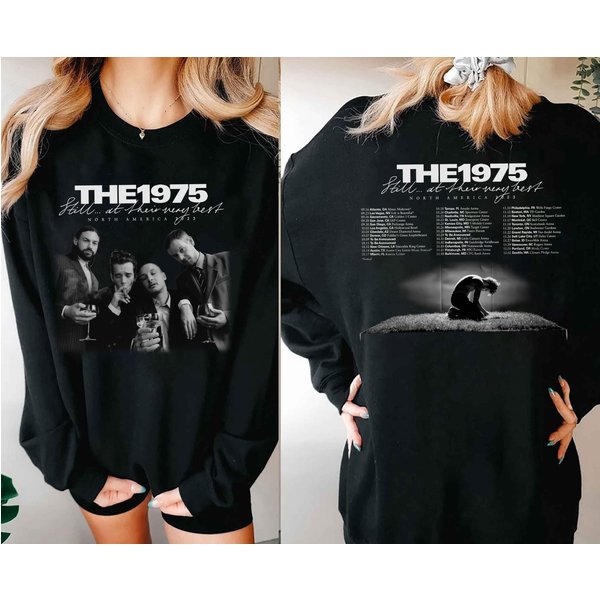 Vintage The 1975 2Side Tour 2023 Shirt, Still At Their Very Best Tour Shirt-image