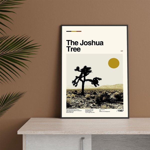 The Joshua Tree Poster, U2 - Movie Poster-image