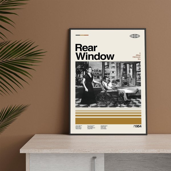 Rear Window Poster, Alfred Hitchcook - Movie Poster-image