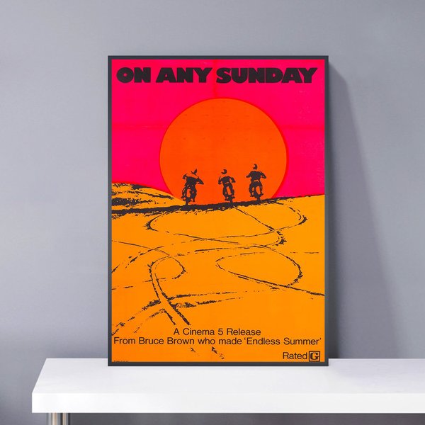 On Any Sunday Vintage Classic Movie Poster-image