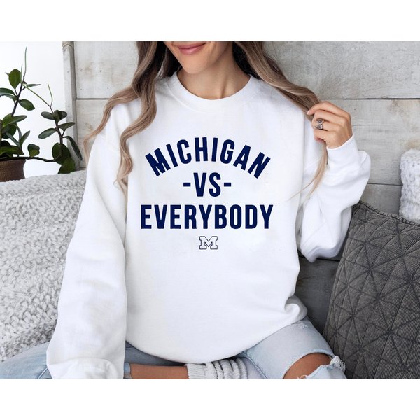 Michigan Bet Shirt, Michigan Vs Everybody Shirt-image