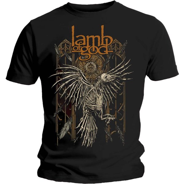 Lamb Of God: Crow Black T-Shirt-image