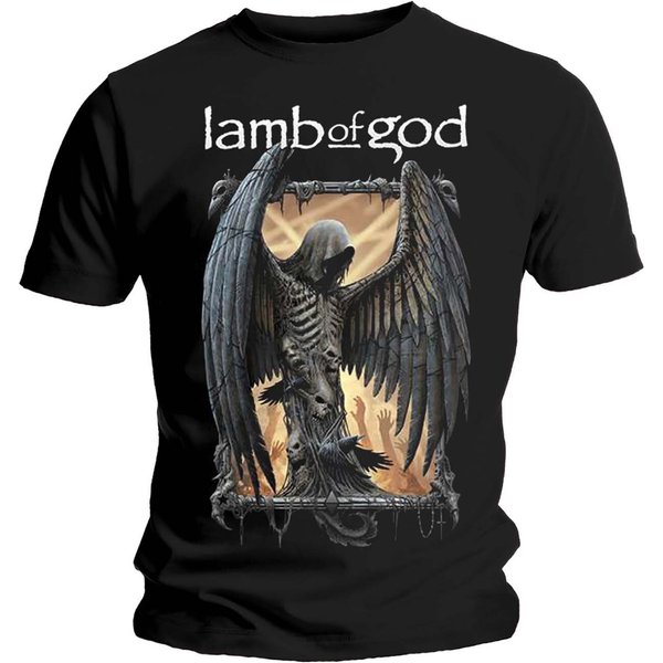 Lamb Of God: Winged Death Black T-Shirt-image